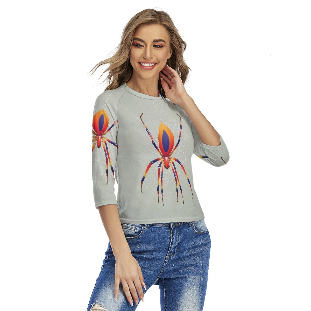 All-Over Print Women's Raglan Sleeves T-shirts