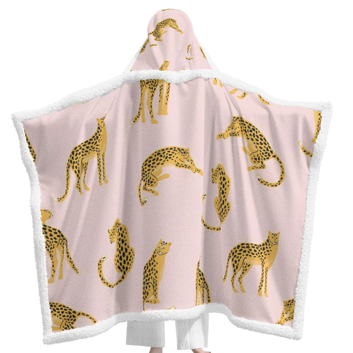 All-Over Print Unisex Wearable Hooded Blanket