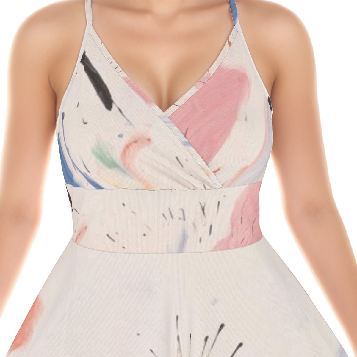 All-Over Print Women‘s Cross Cami Dress