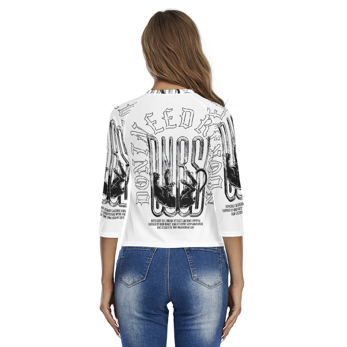 All-Over Print Women's Raglan Sleeves T-shirts