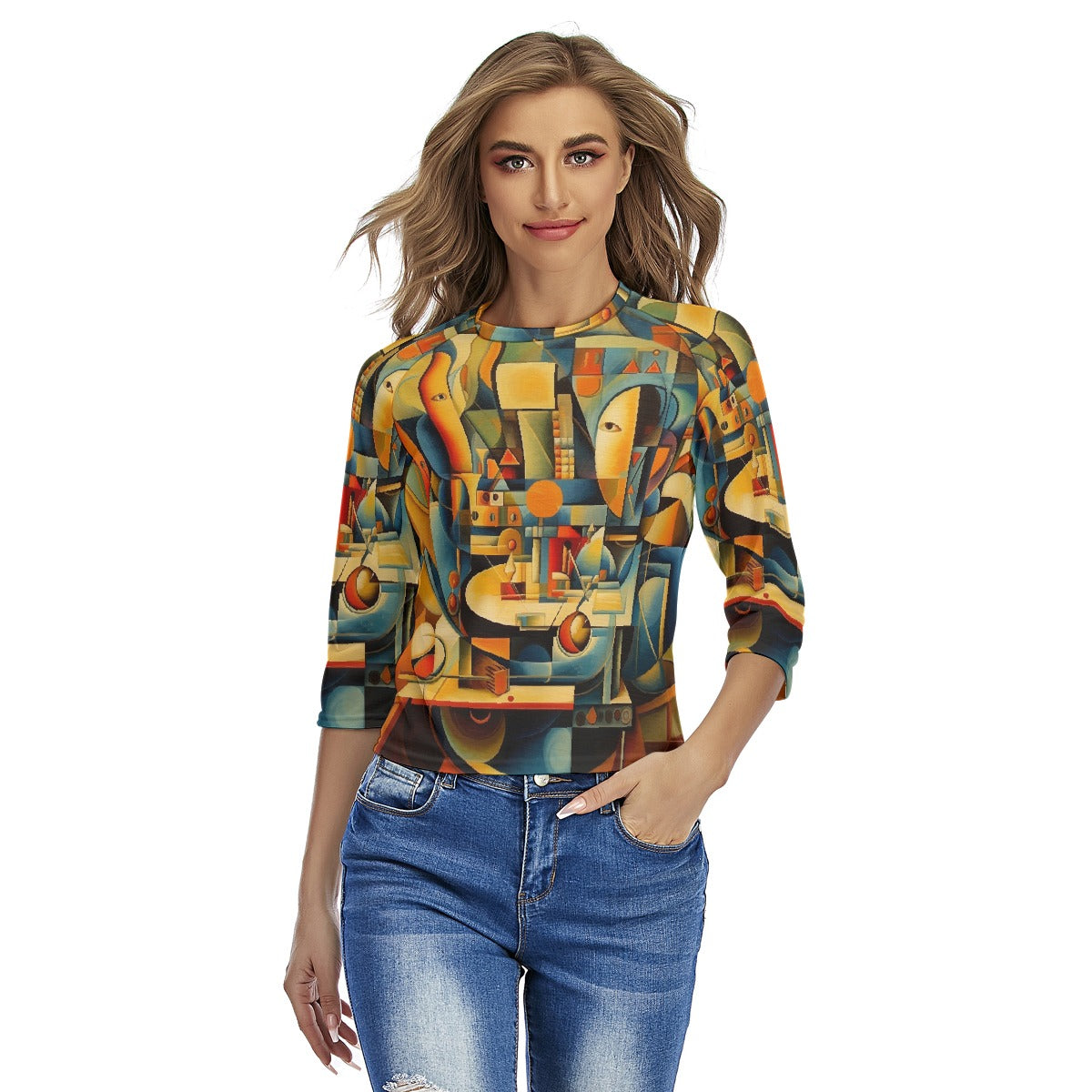 All-Over Print Women's Raglan Sleeves T-shirts