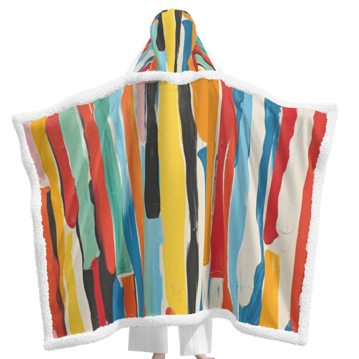 All-Over Print Unisex Wearable Hooded Blanket