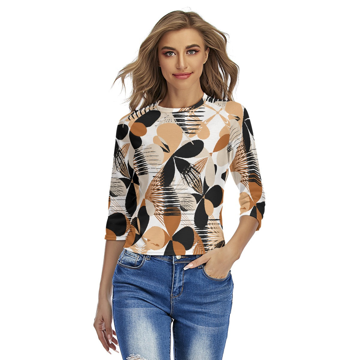 All-Over Print Women's Raglan Sleeves T-shirts