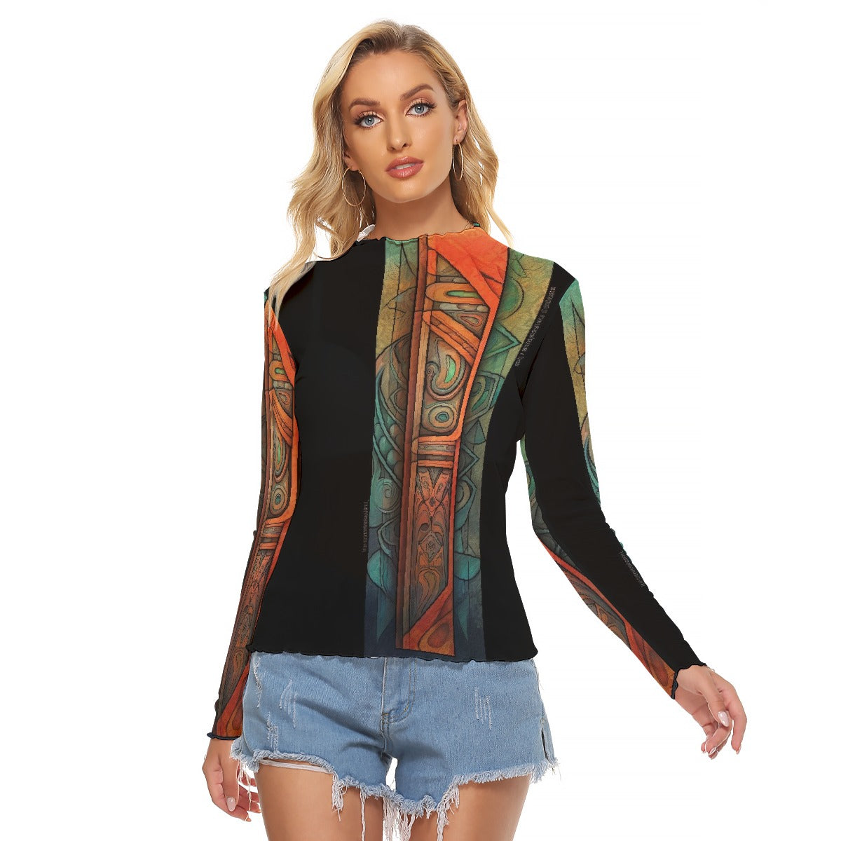 All-Over Print Women's Mesh T-shirt