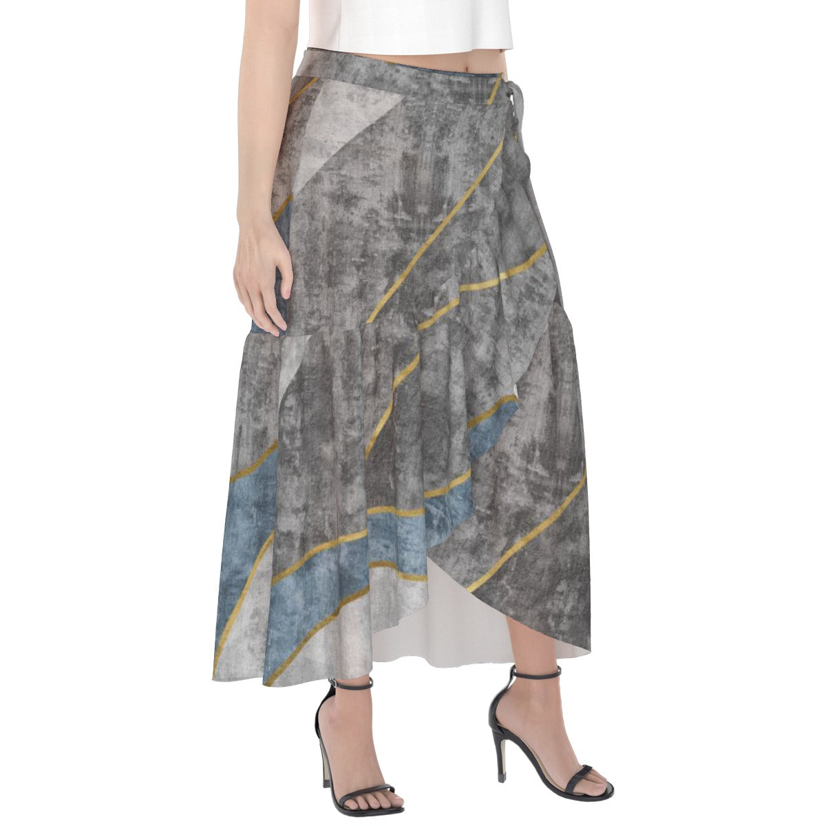 All-Over Print Women's Wrap Skirt