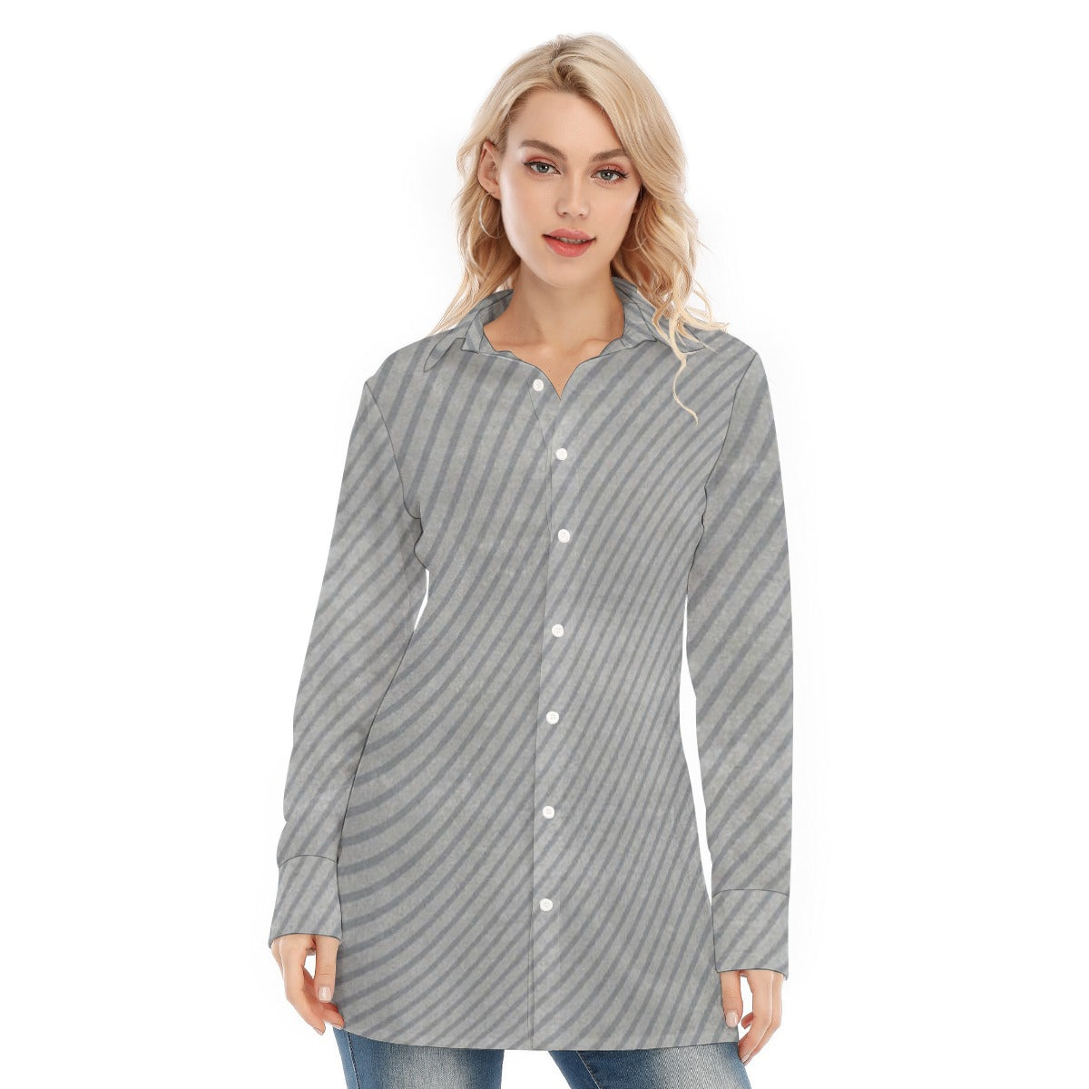 All-Over Print Women's Long Shirt