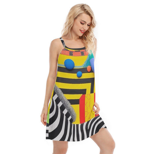 All-Over Print Women's Sleeveless Cami Dress