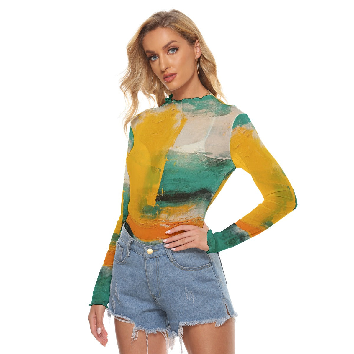 All-Over Print Women's Mesh T-shirt