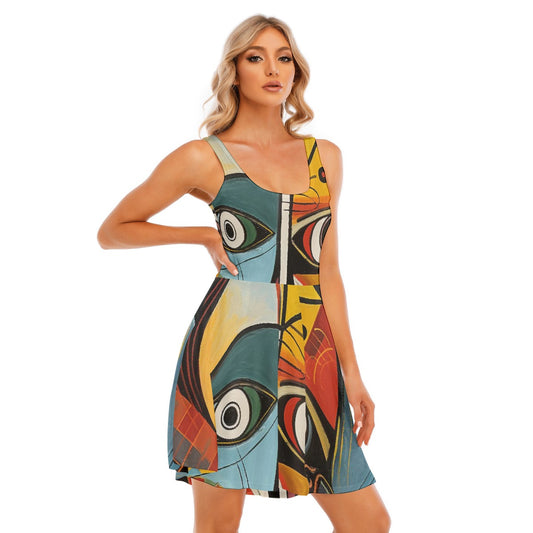 All-Over Print Women's Tank Vest Dress