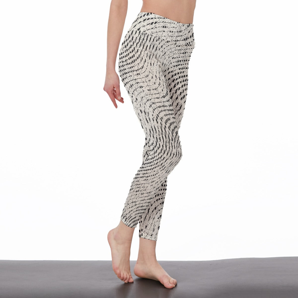 All-Over Print Women's High Waist Leggings | Side Stitch Closure