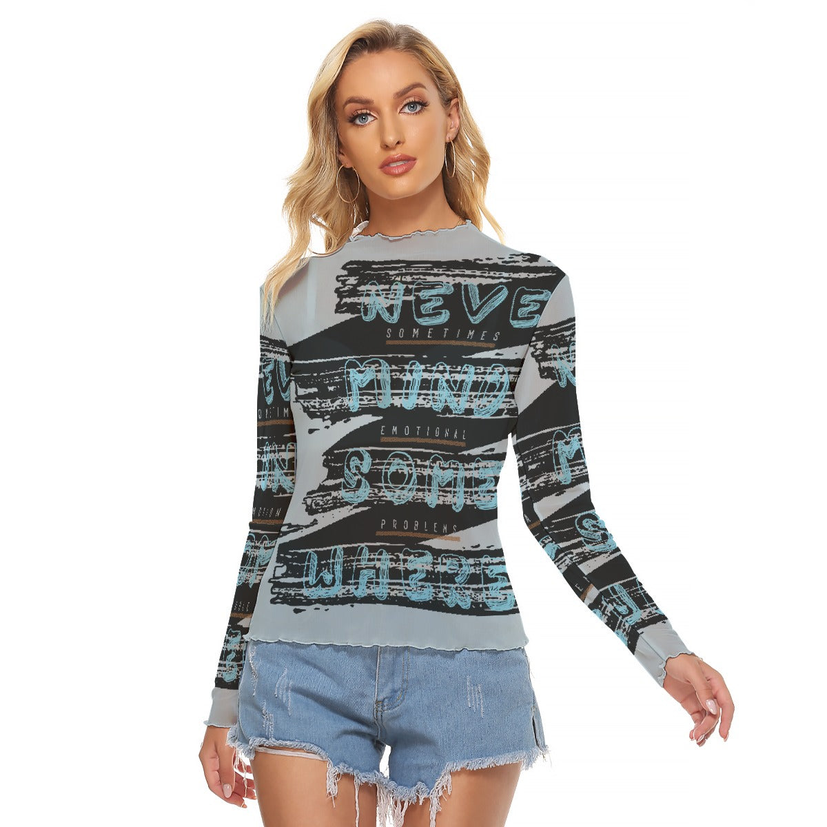 All-Over Print Women's Mesh T-shirt