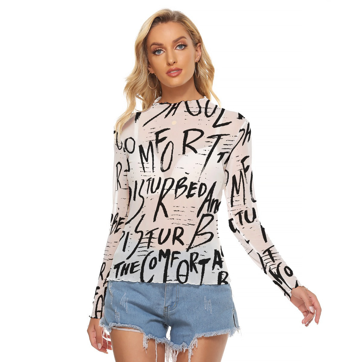 All-Over Print Women's Mesh T-shirt