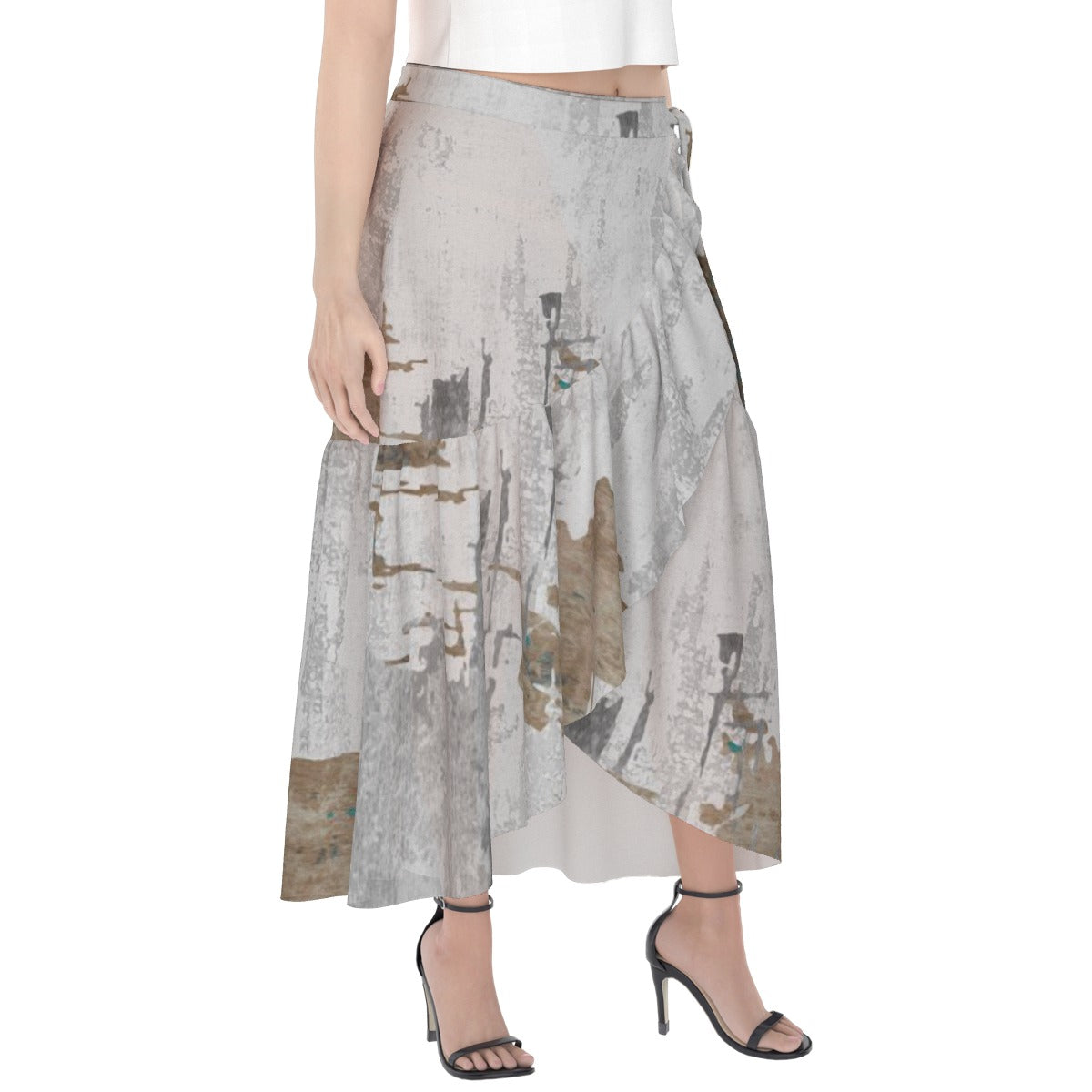 All-Over Print Women's Wrap Skirt