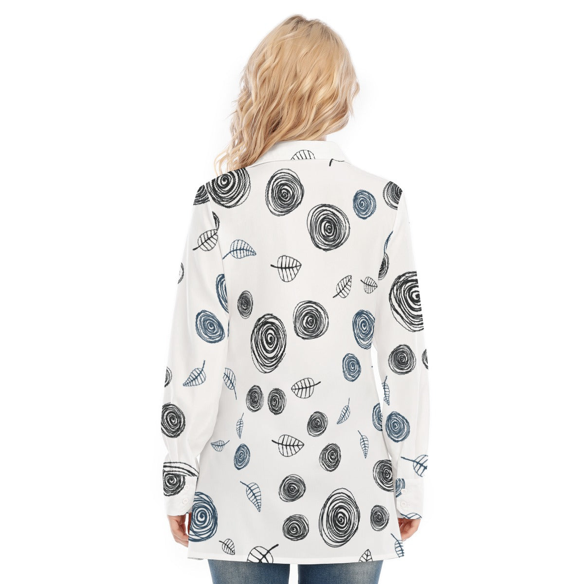 All-Over Print Women's Long Shirt