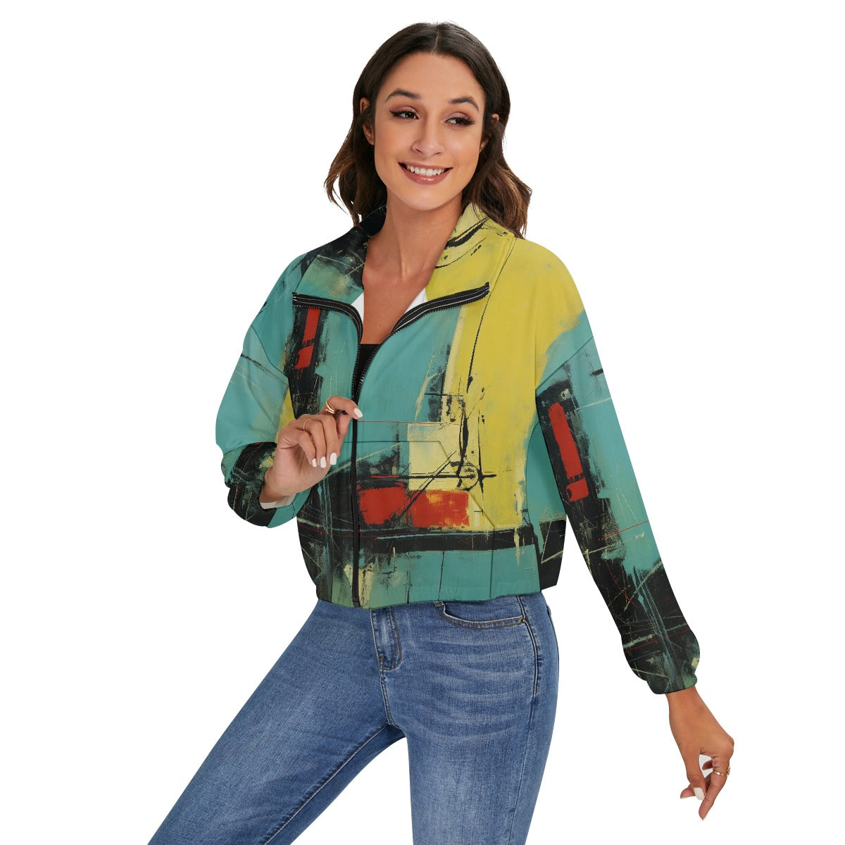 All-Over Print Women's Zip Jacket