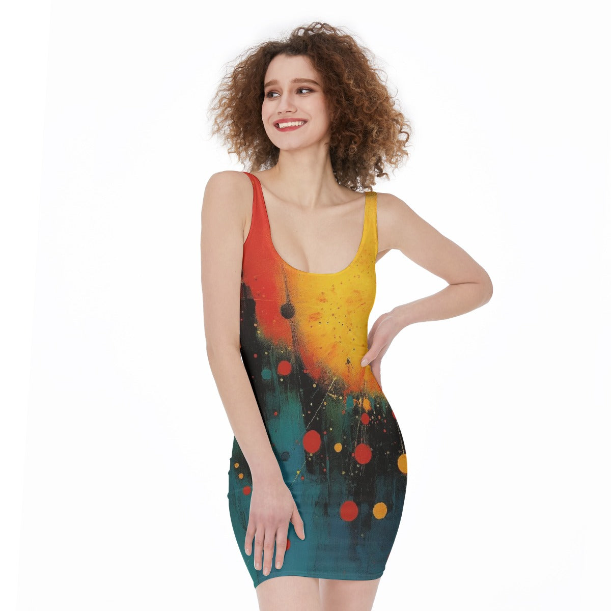 All-Over Print Women's Bodycon Dress