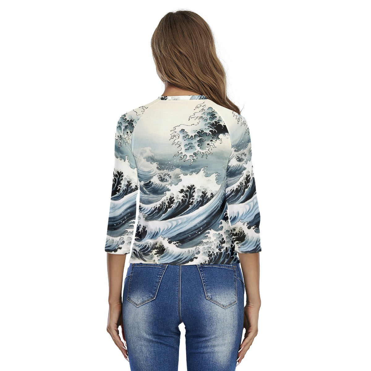 All-Over Print Women's Raglan Sleeves T-shirts