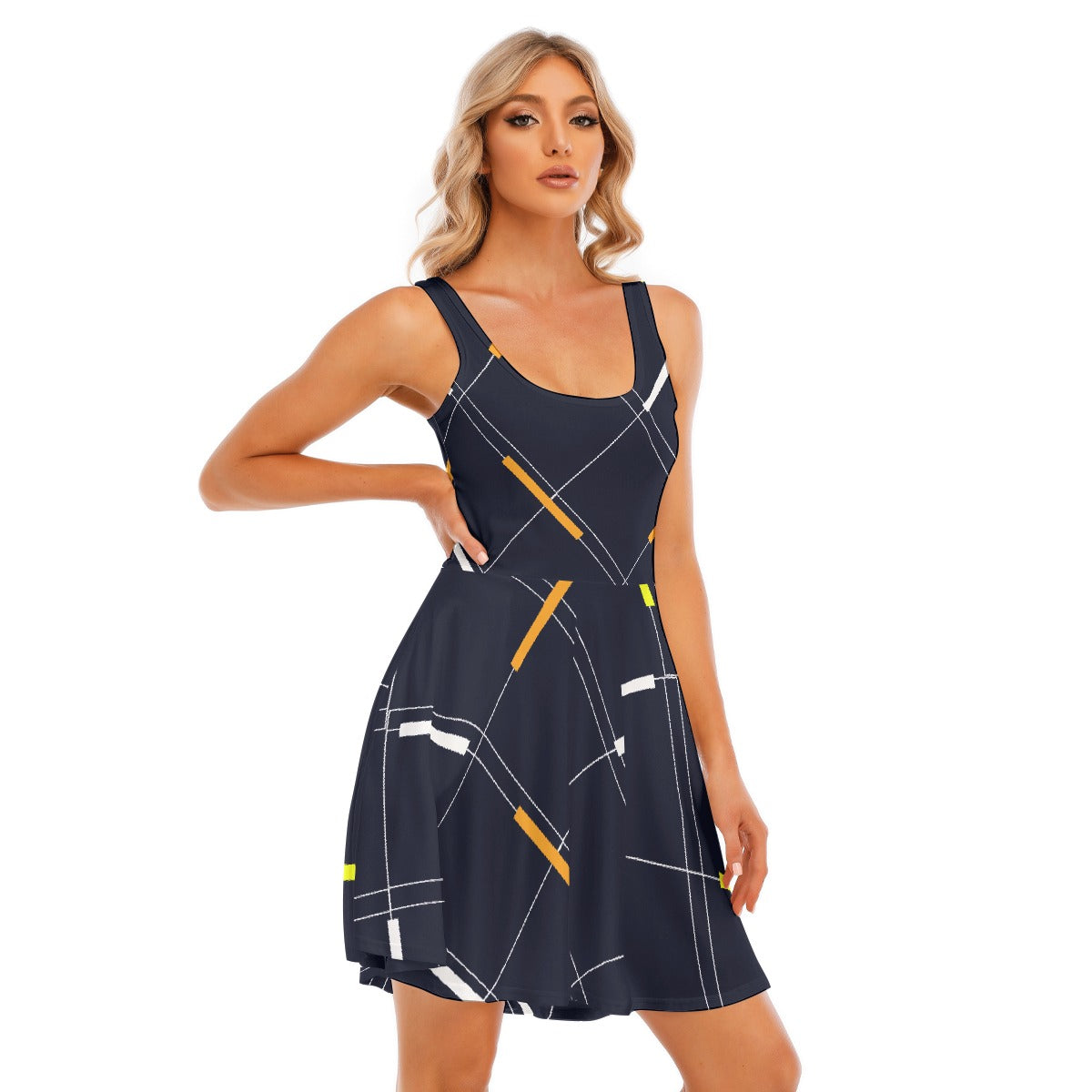 All-Over Print Women's Tank Vest Dress