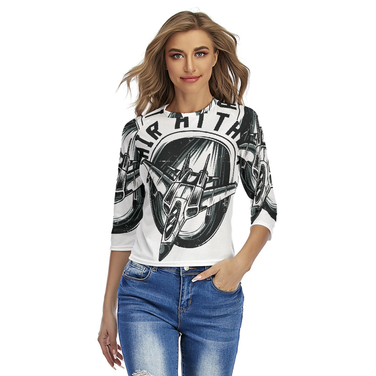 All-Over Print Women's Raglan Sleeves T-shirts