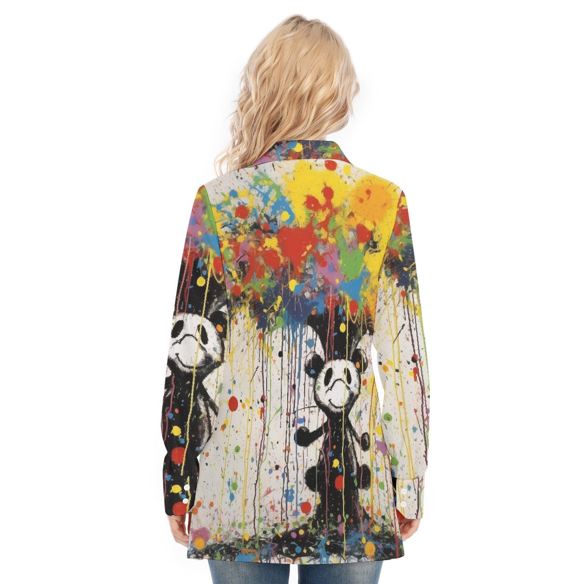 All-Over Print Women's Long Shirt