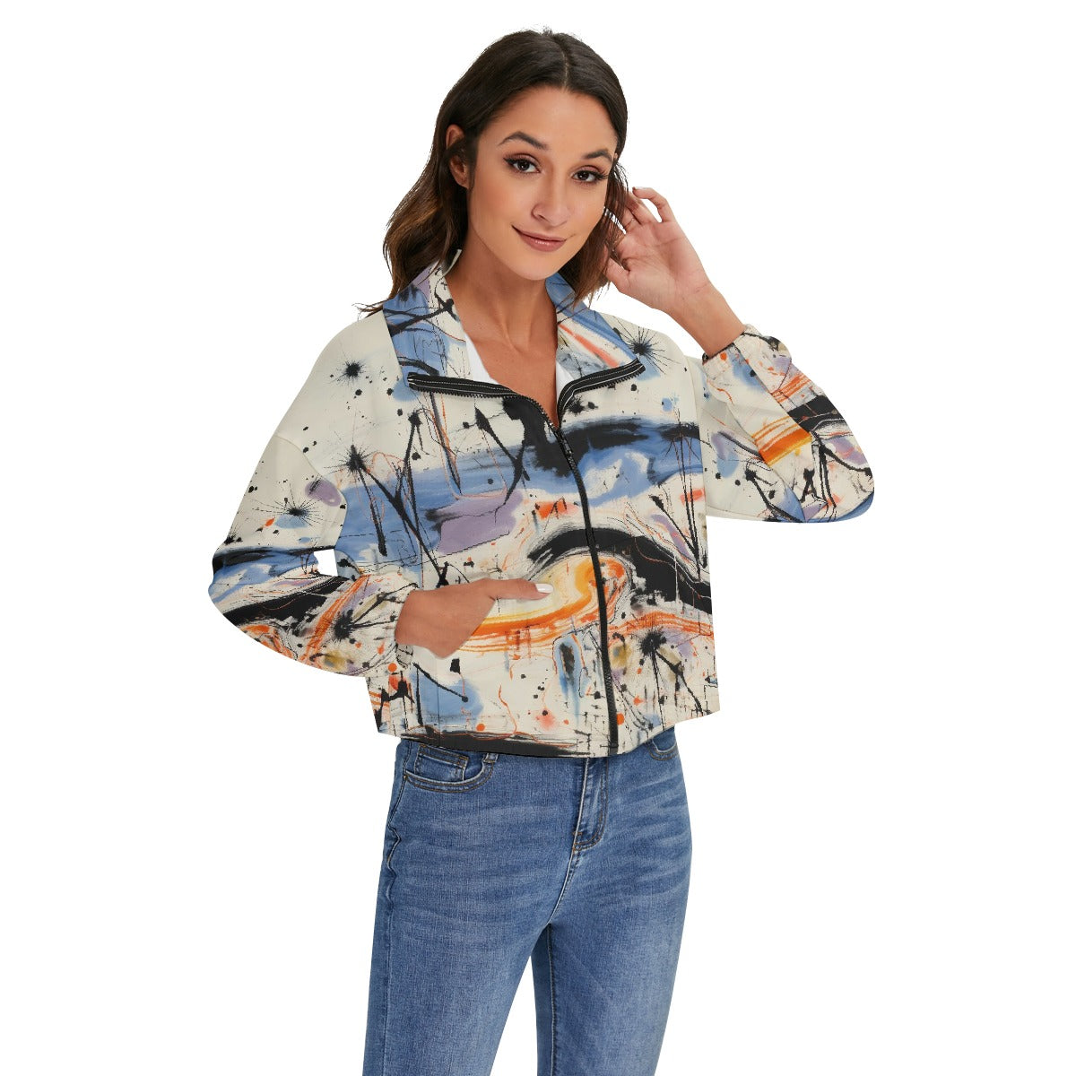 All-Over Print Women's Zip Jacket