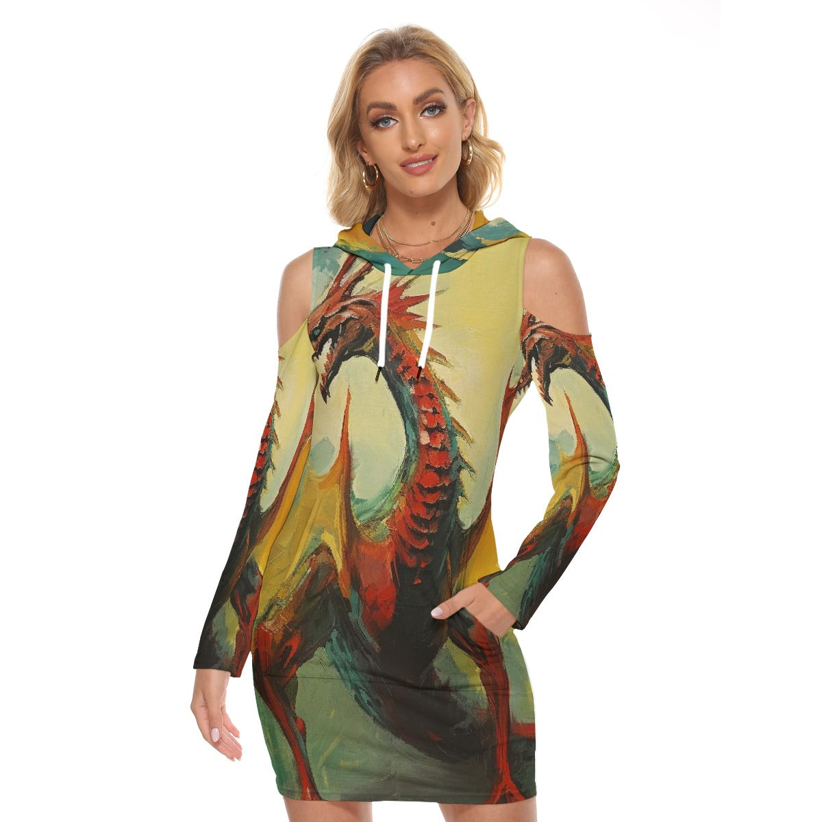 All-Over Print Women's Tight Dress