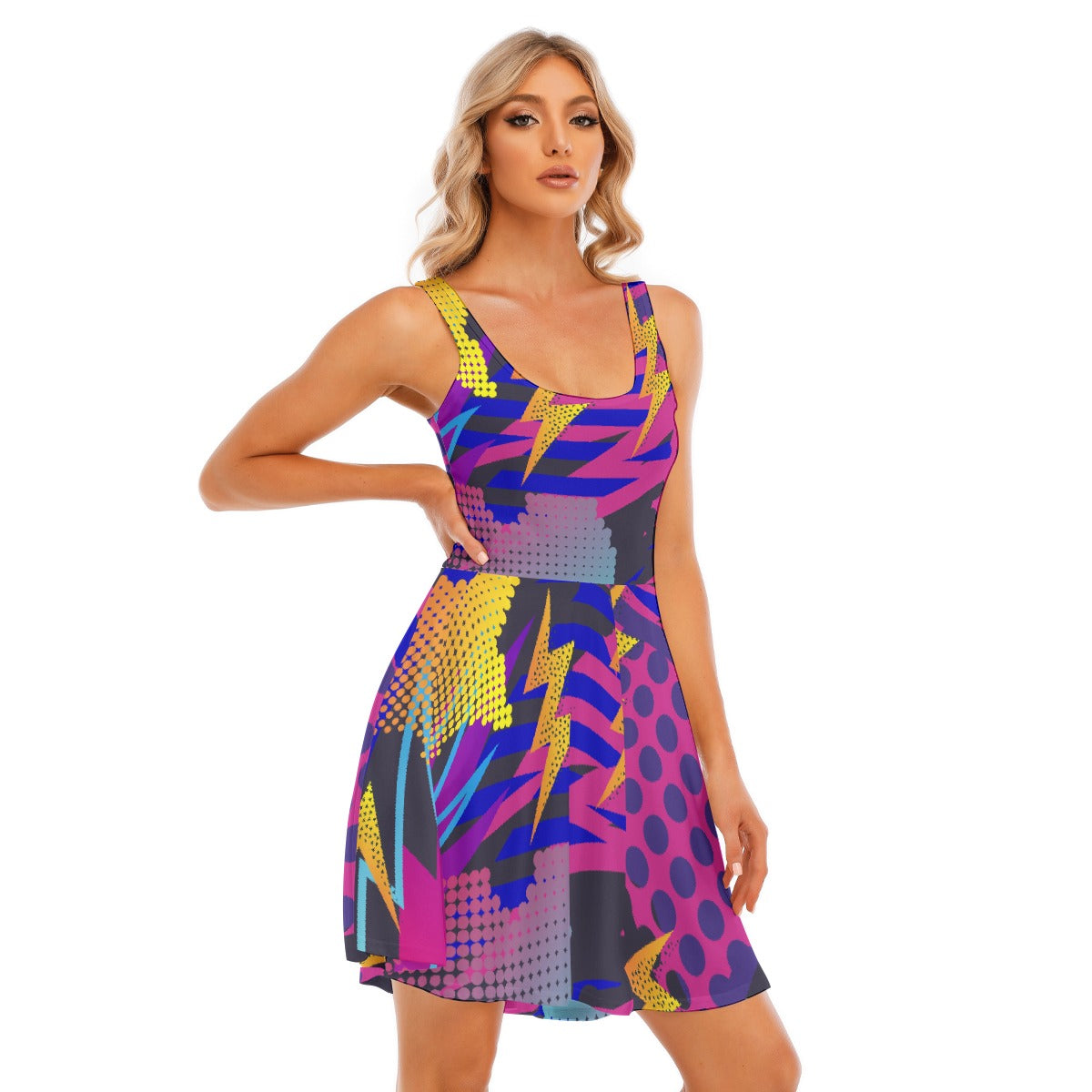 All-Over Print Women's Tank Vest Dress