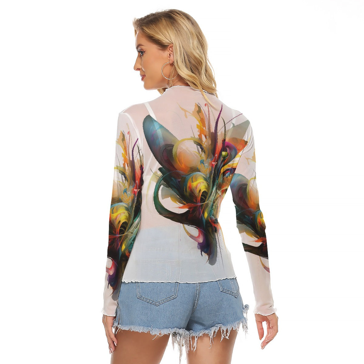 All-Over Print Women's Mesh T-shirt