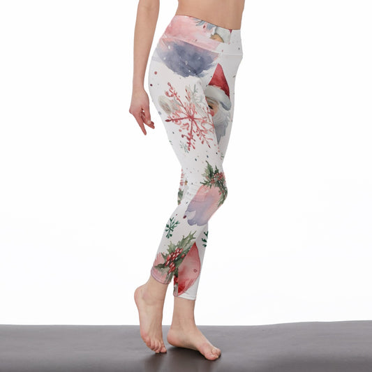 All-Over Print Women's High Waist Leggings | Side Stitch Closure