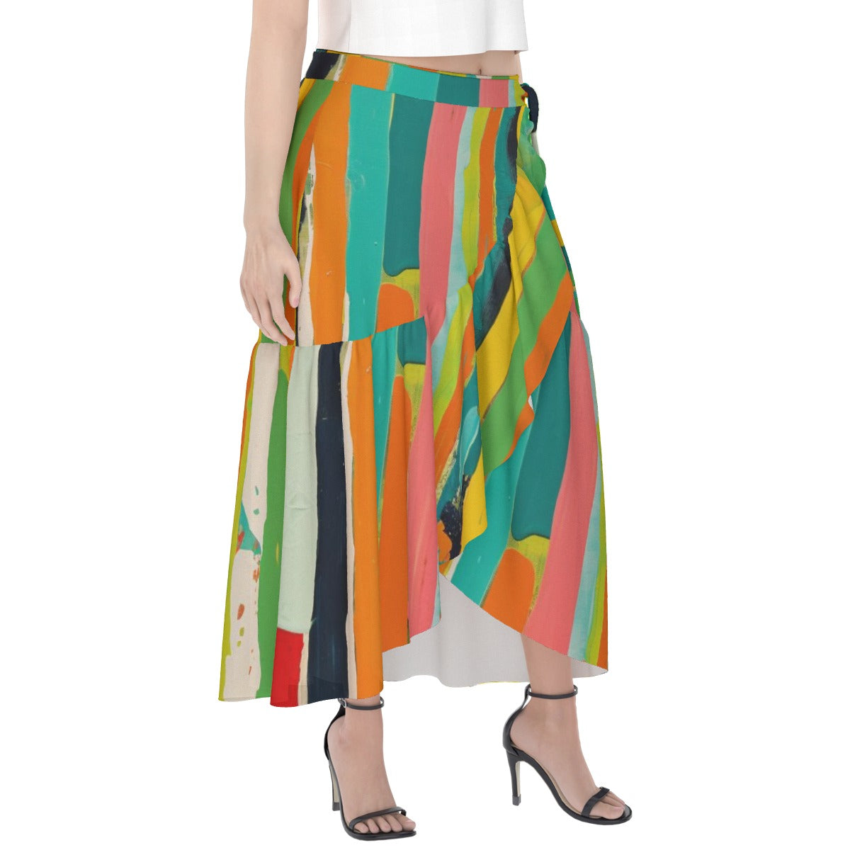 All-Over Print Women's Wrap Skirt