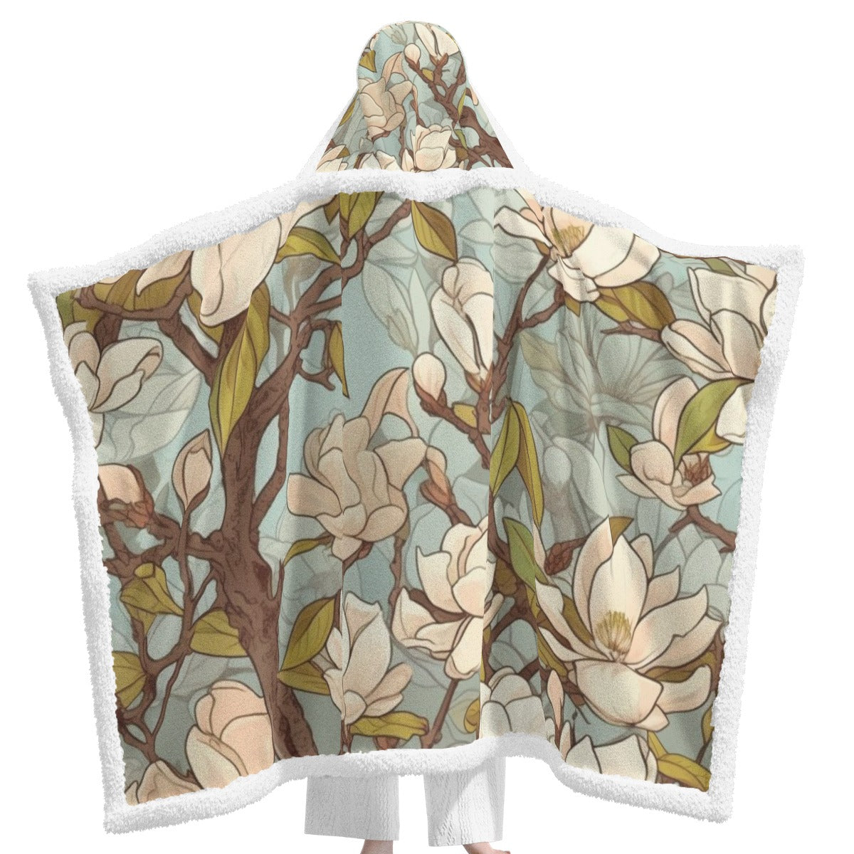 All-Over Print Unisex Wearable Hooded Blanket