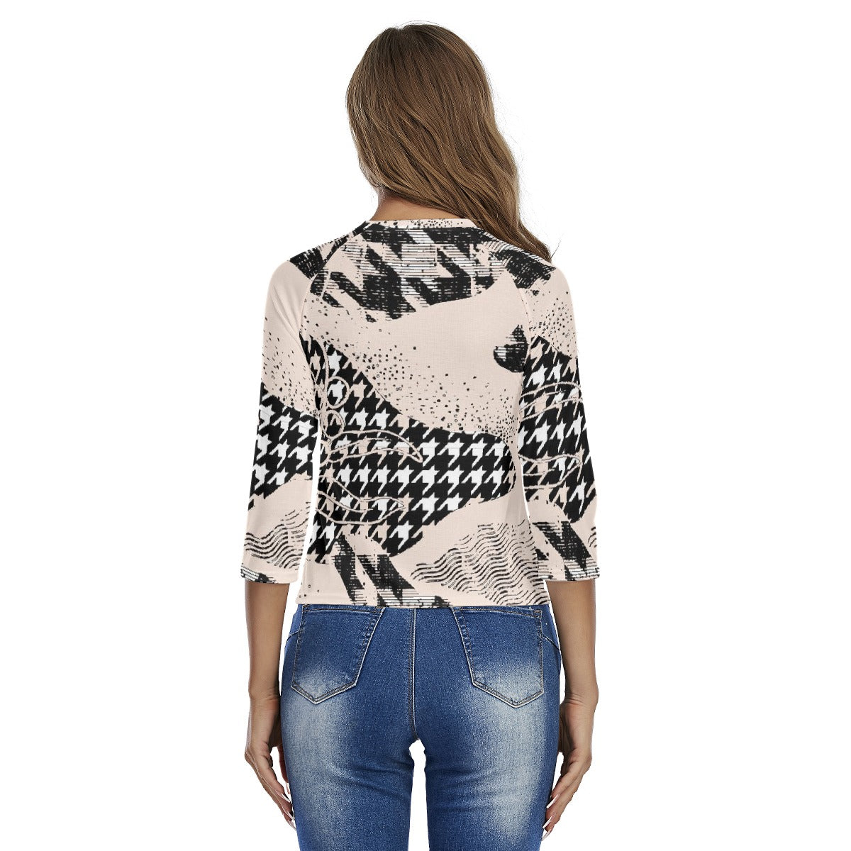 All-Over Print Women's Raglan Sleeves T-shirts