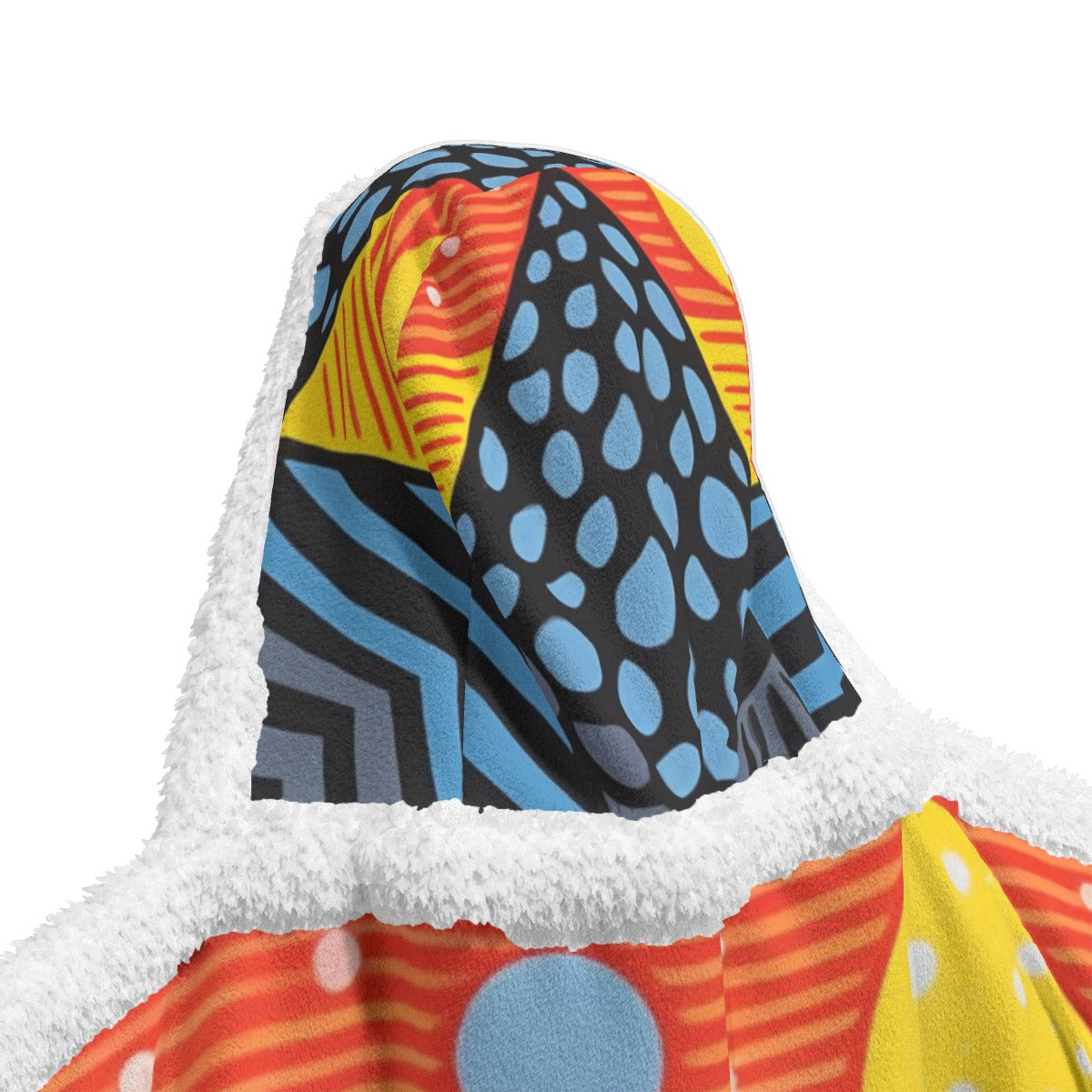 All-Over Print Unisex Wearable Hooded Blanket