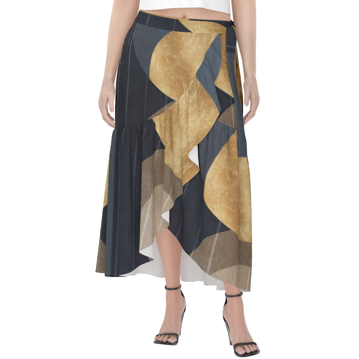 All-Over Print Women's Wrap Skirt