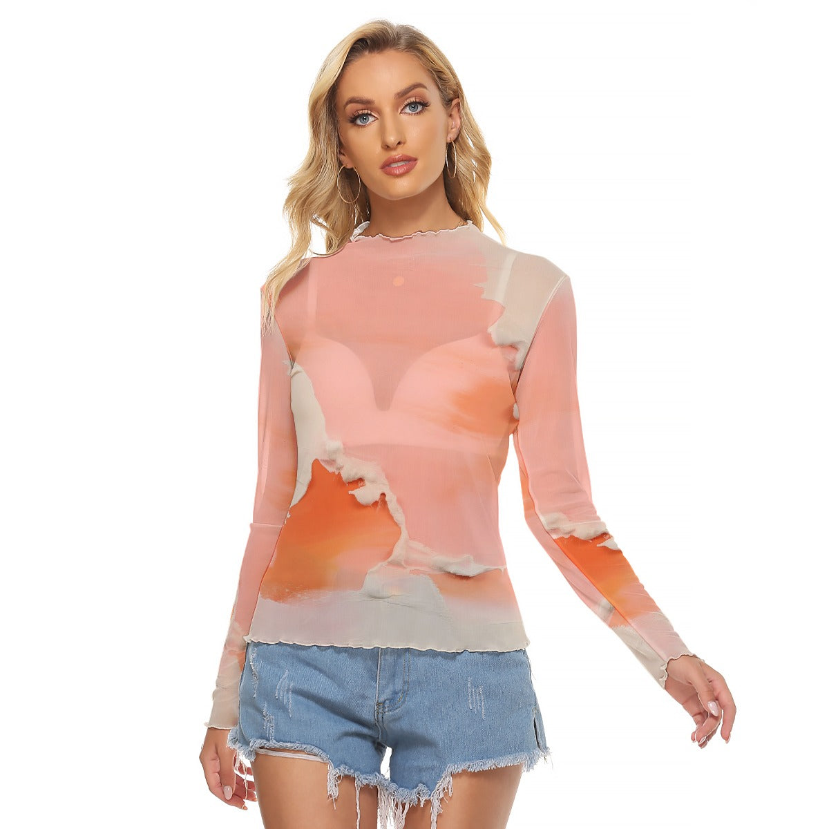 All-Over Print Women's Mesh T-shirt