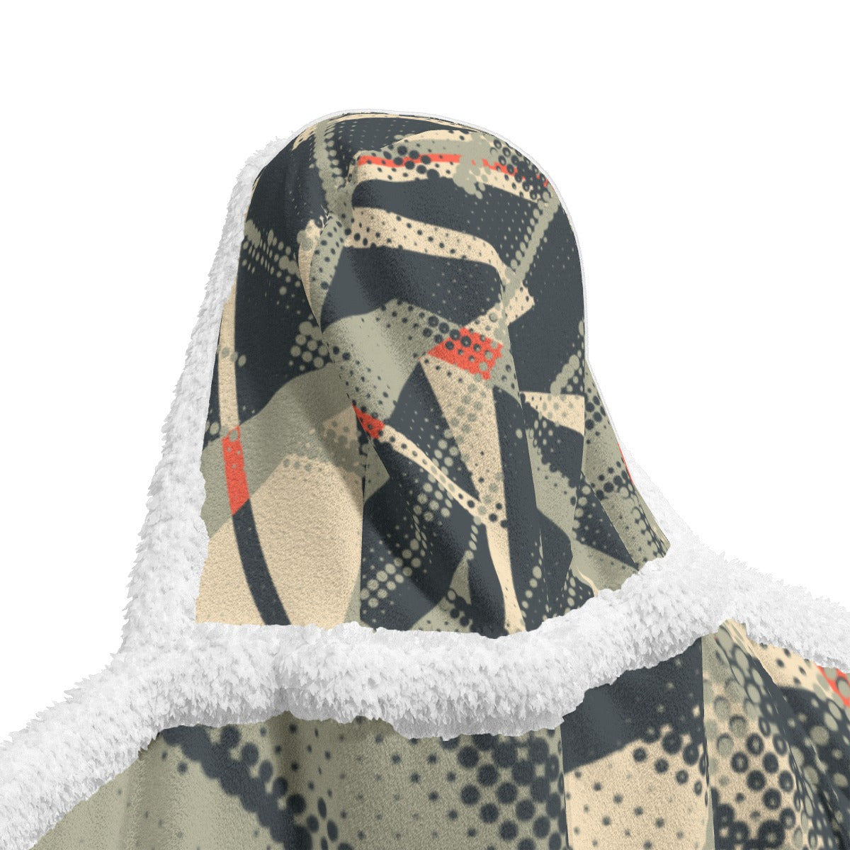 All-Over Print Unisex Wearable Hooded Blanket