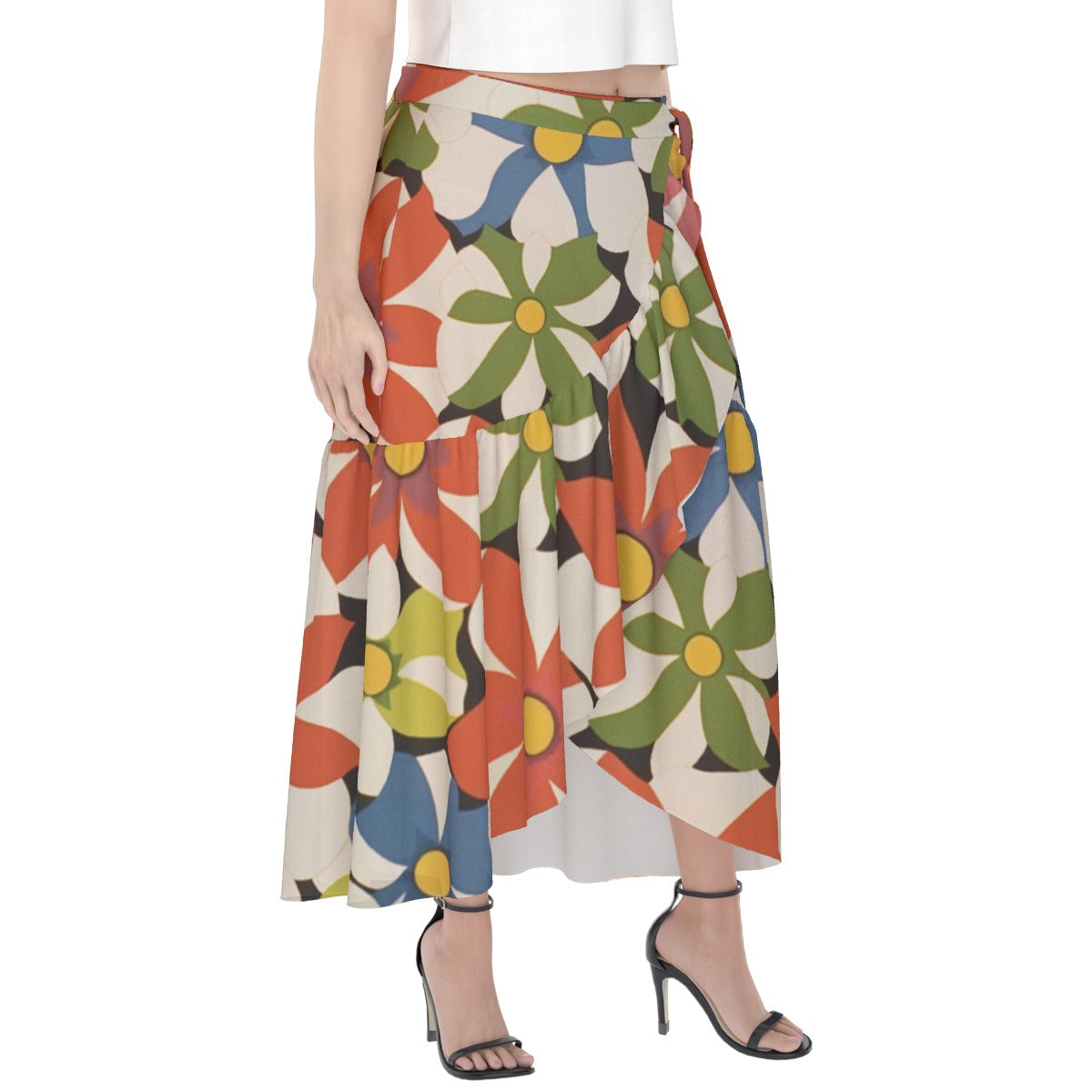 All-Over Print Women's Wrap Skirt