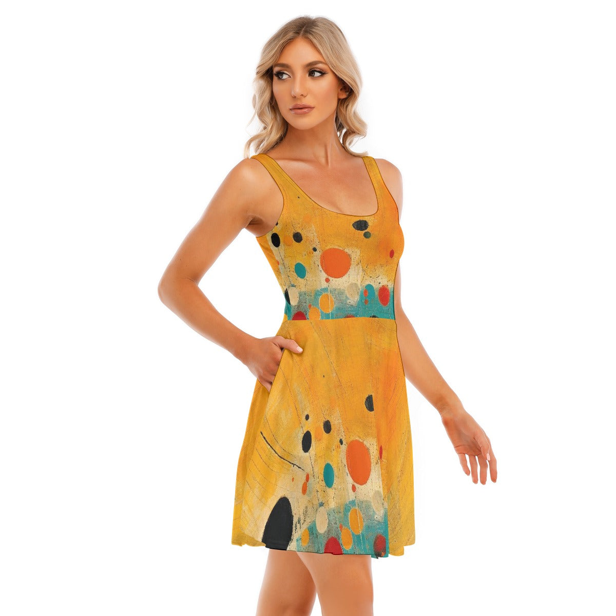 All-Over Print Women's Tank Vest Dress