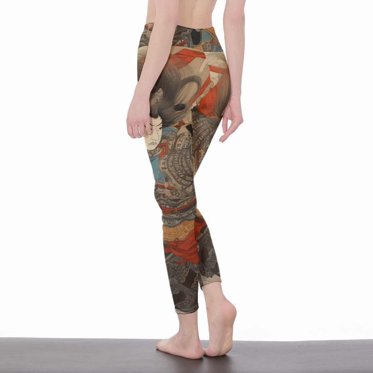 All-Over Print Women's High Waist Leggings | Side Stitch Closure