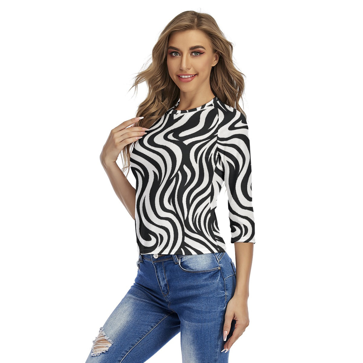 All-Over Print Women's Raglan Sleeves T-shirts