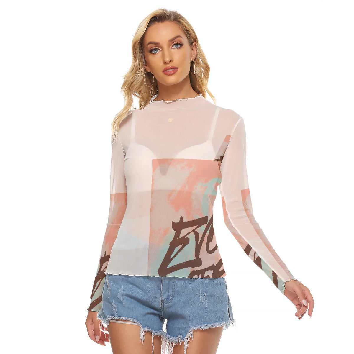 All-Over Print Women's Mesh T-shirt