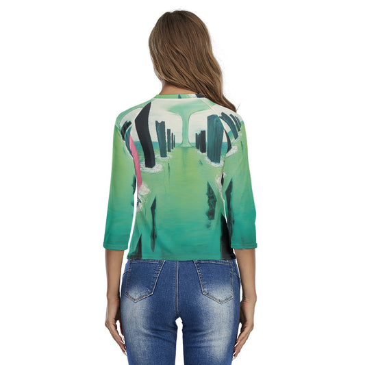 All-Over Print Women's Raglan Sleeves T-shirts