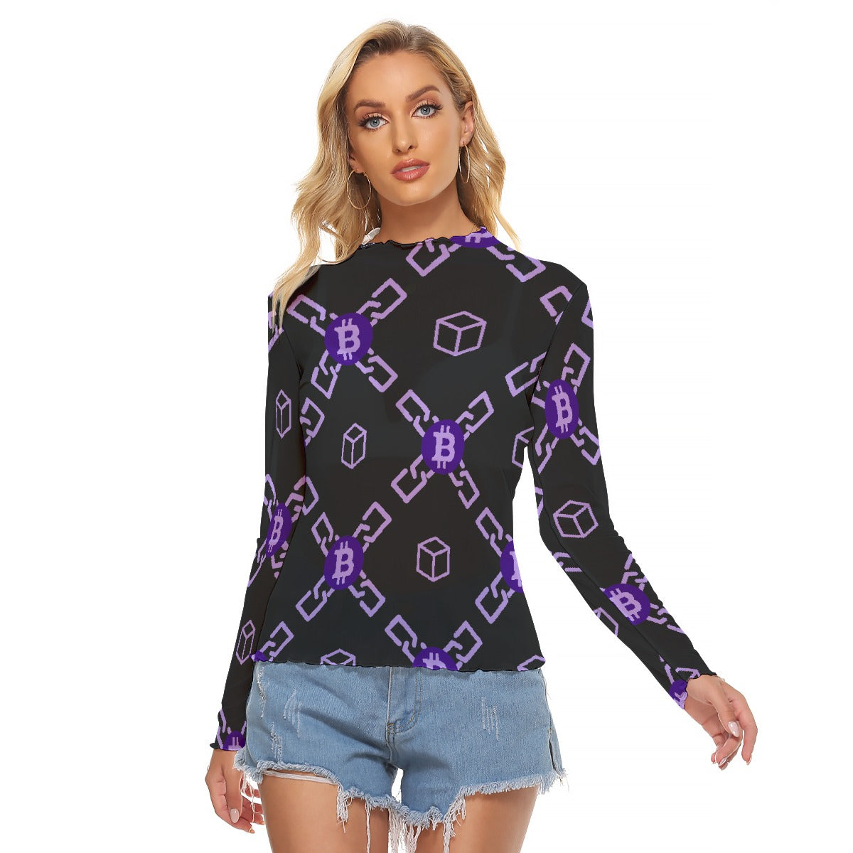 All-Over Print Women's Mesh T-shirt