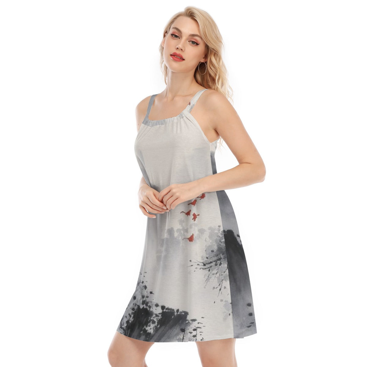 All-Over Print Women's Sleeveless Cami Dress