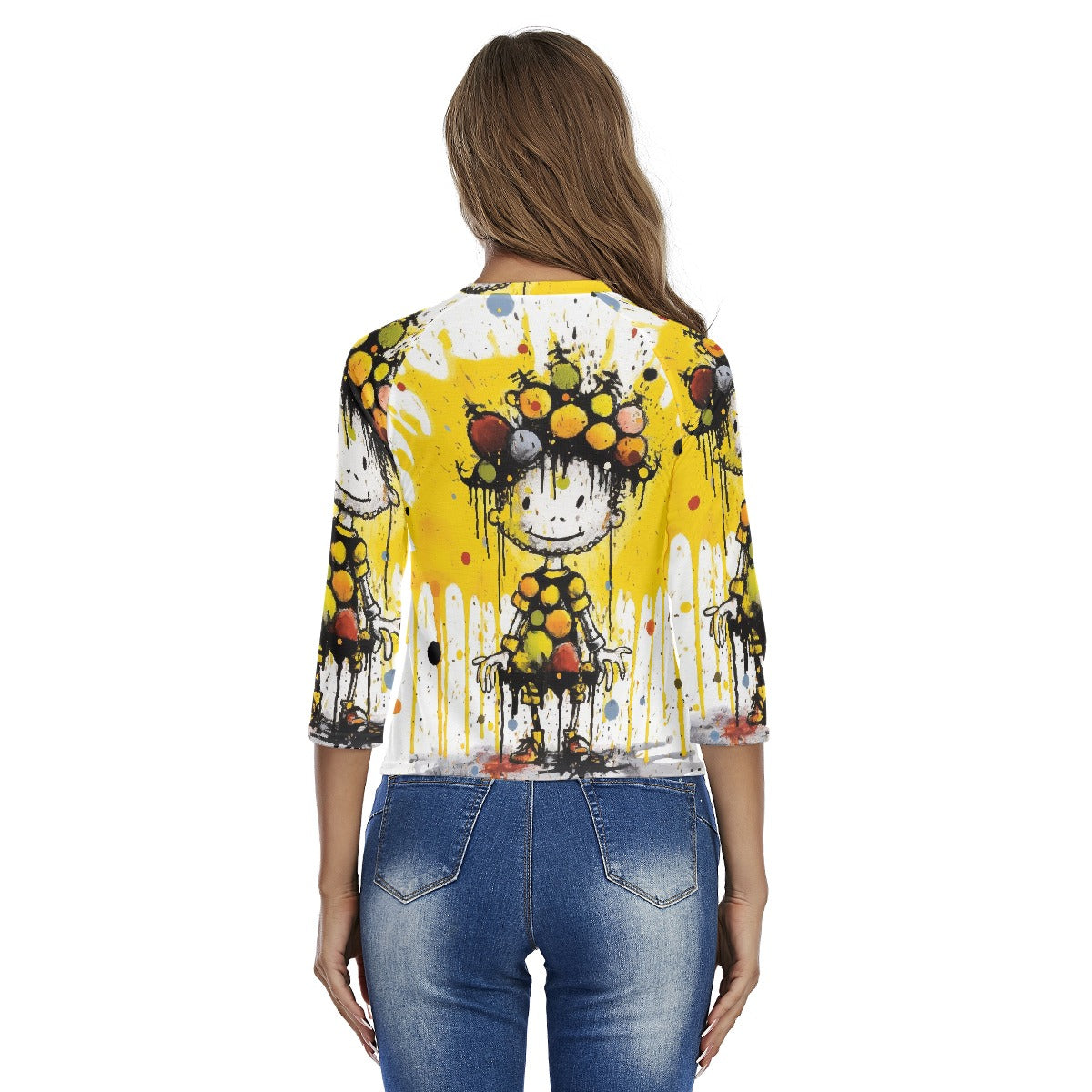 All-Over Print Women's Raglan Sleeves T-shirts