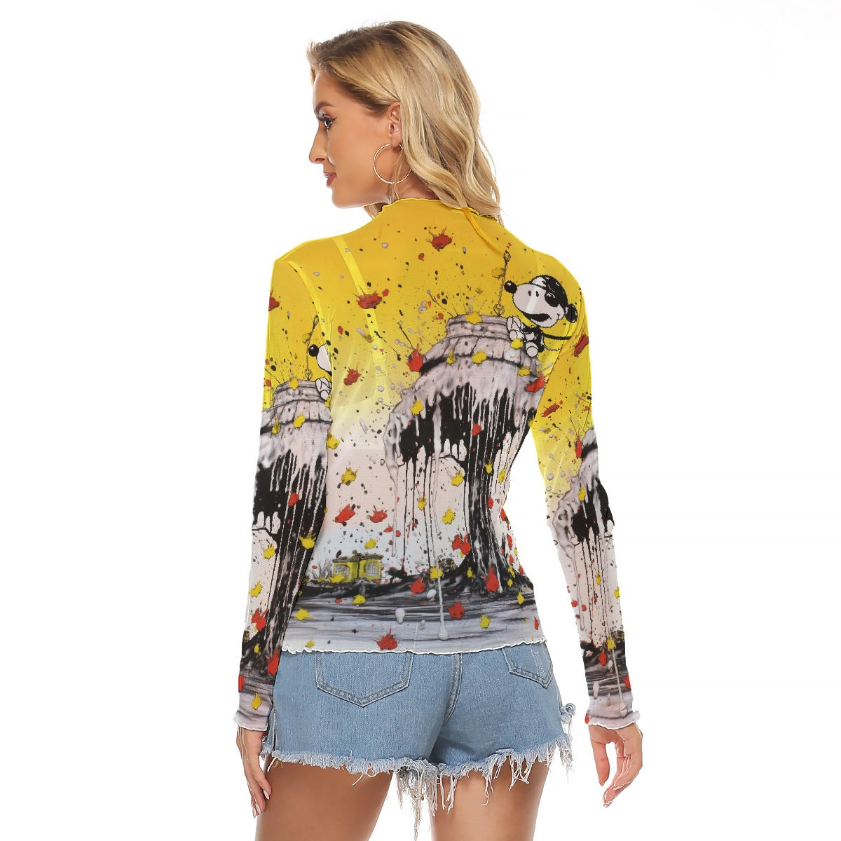 All-Over Print Women's Mesh T-shirt