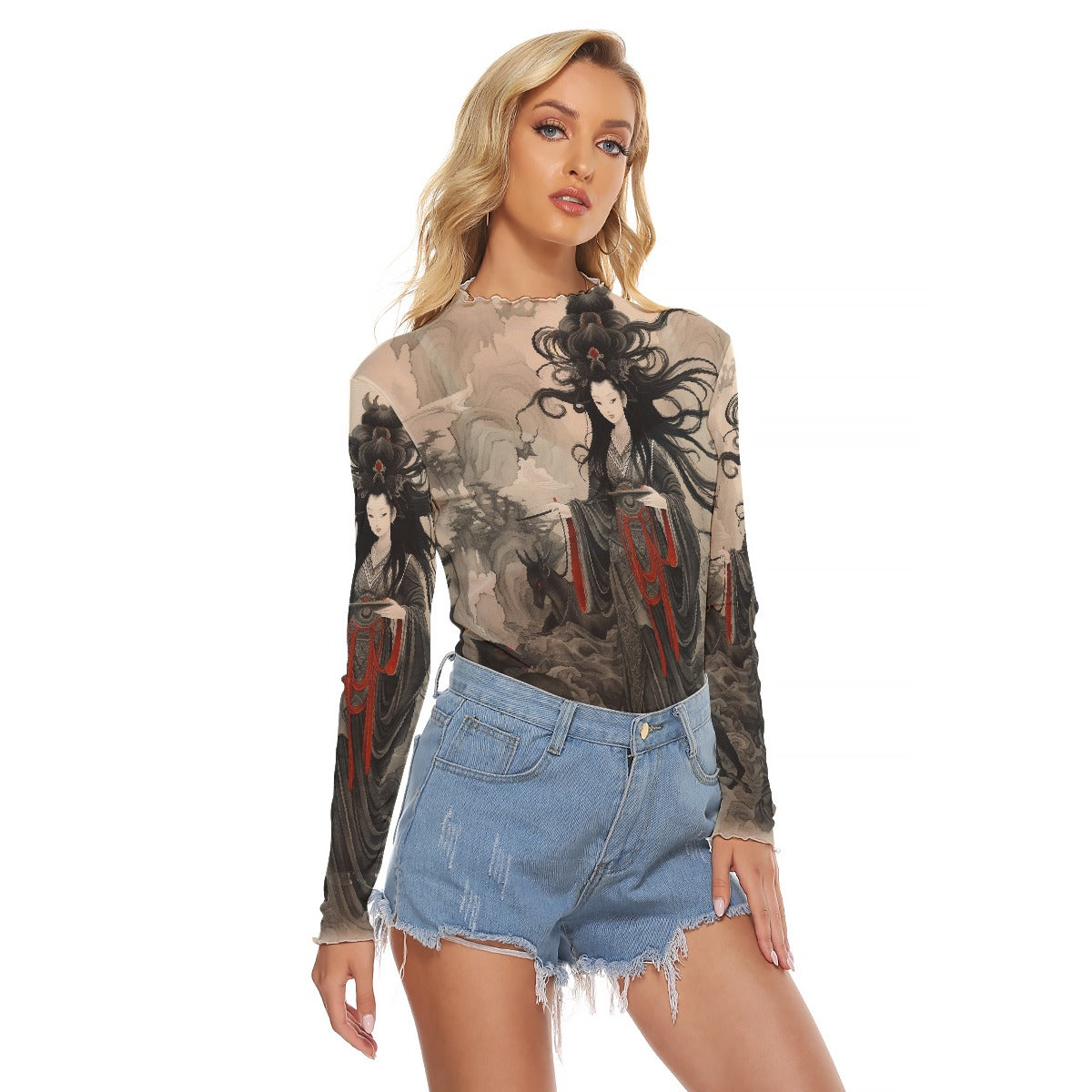 All-Over Print Women's Mesh T-shirt