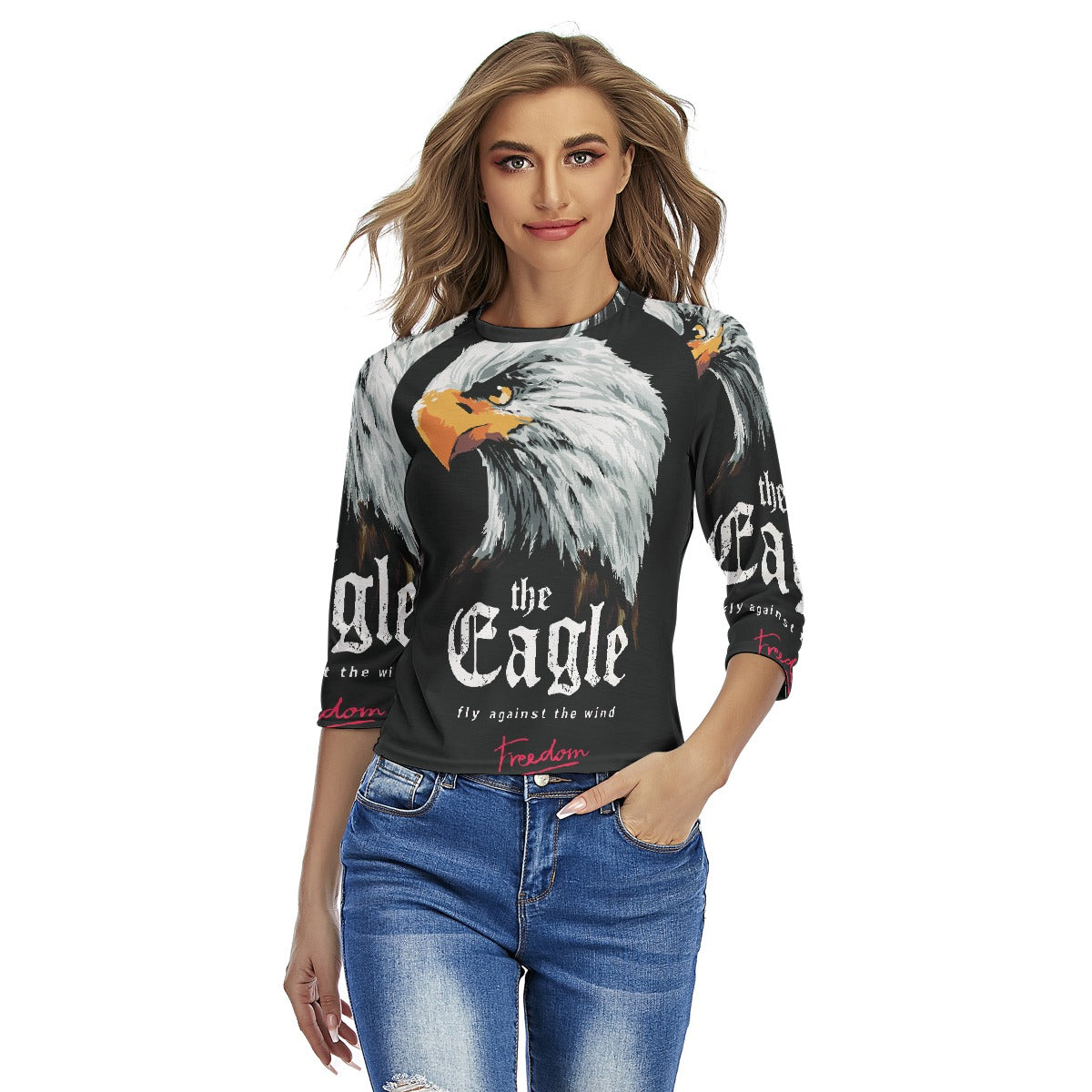 All-Over Print Women's Raglan Sleeves T-shirts