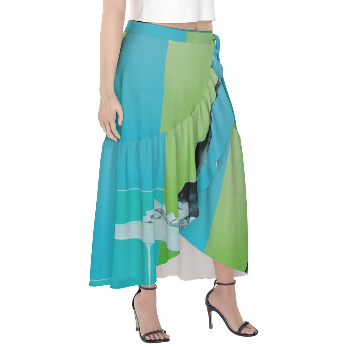 All-Over Print Women's Wrap Skirt