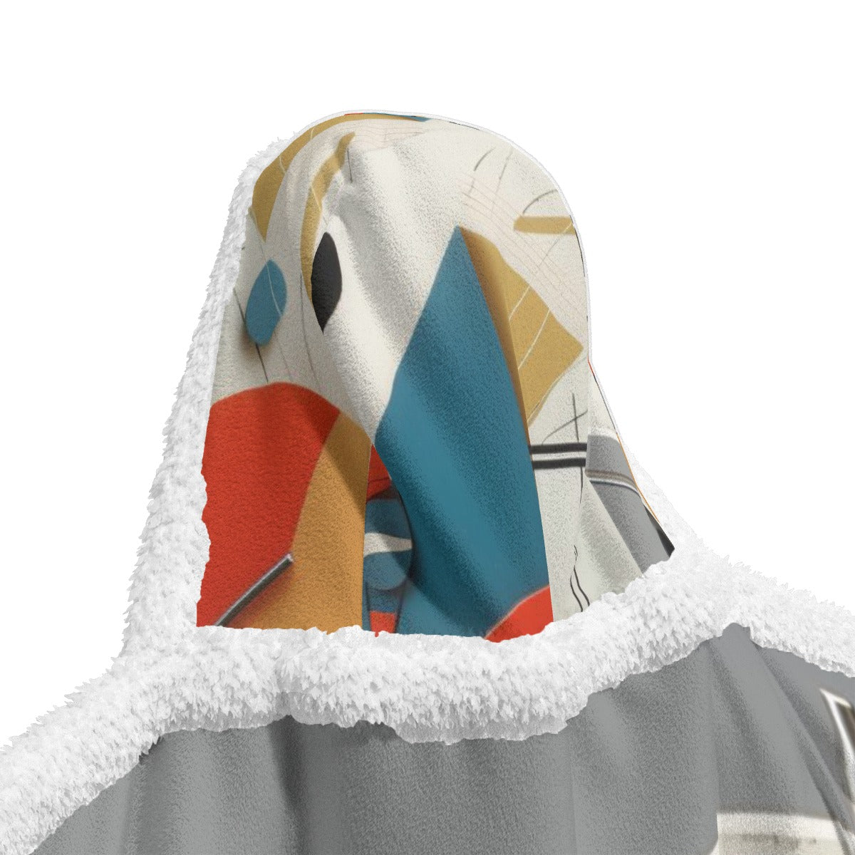 All-Over Print Unisex Wearable Hooded Blanket